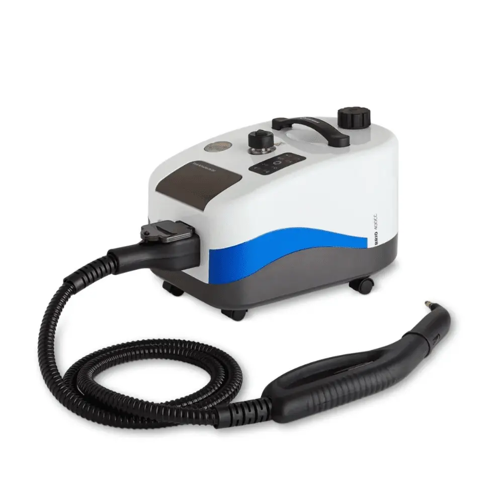 Reliable 400CC steamer Reliable 400CC steamer with attachments on hose